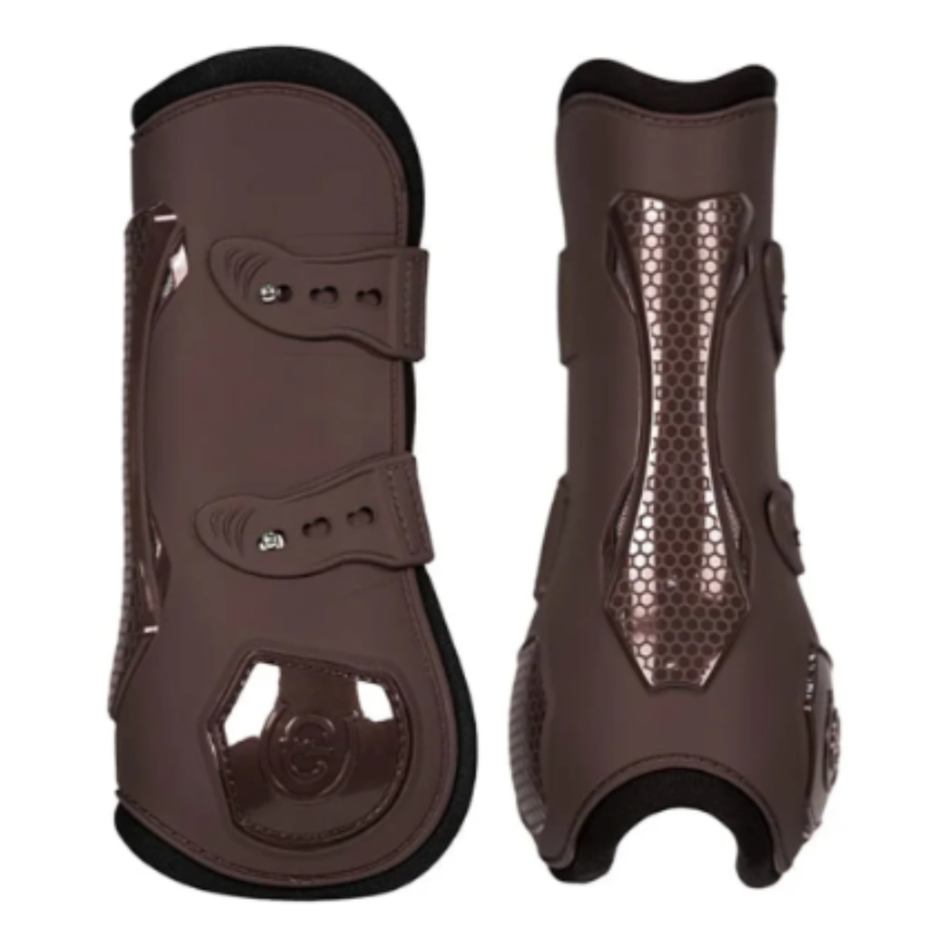 Equestrian Stockholm Anatomic Tendon Boot in Brown - Pony