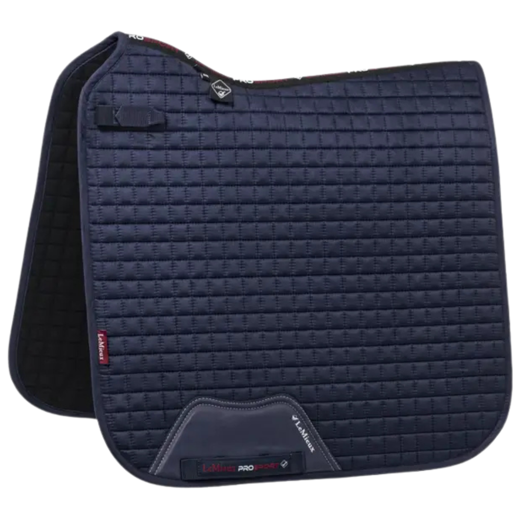 LeMieux Suede Dressage Pad in Navy