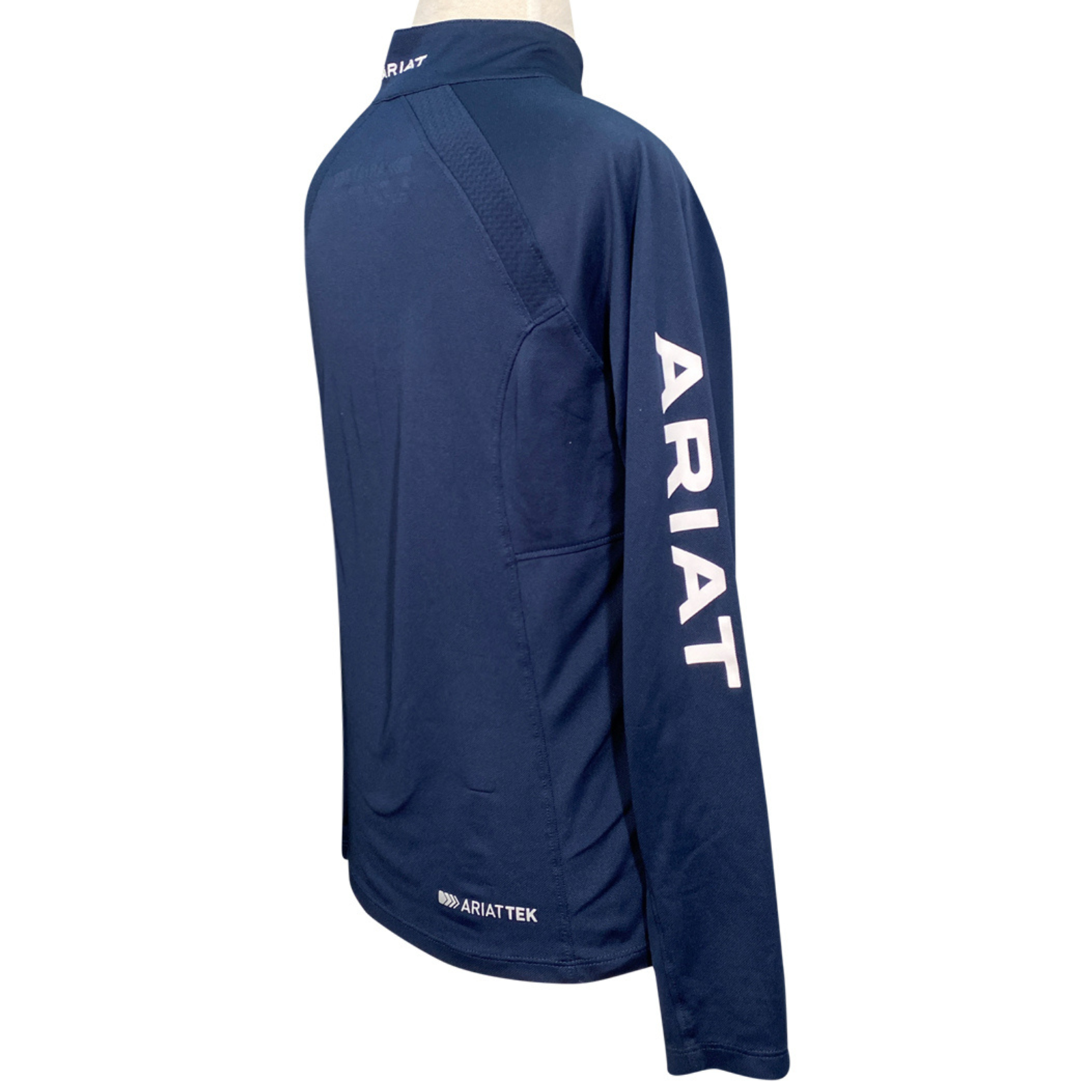Ariat TEK Heat Series 1/4 Zip Long Sleeve Shirt in Team Navy
