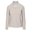 CALLIDAE The Practice Shirt in Sand/Ocean Stripe - Women's Medium
