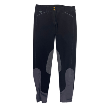 SmartPak 'Piper' Breeches in Black/Grey