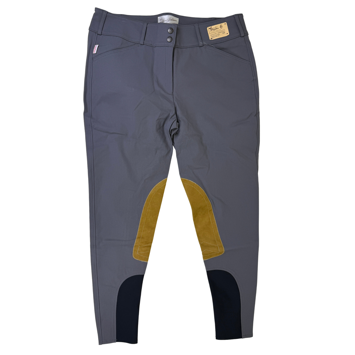 Tailored Sportsman 'Trophy Hunter' Boot Sock Breeches in Graphite/Tan