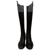 Tucci Time 'Everytime Galileo' Custom Tall Field Boots in Brown/Grey