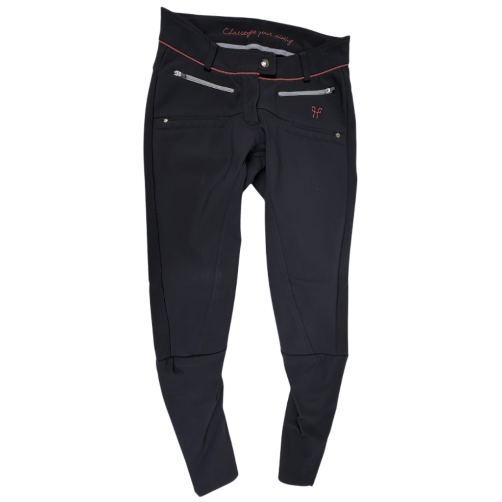 Horse Pilot Breeches in Black