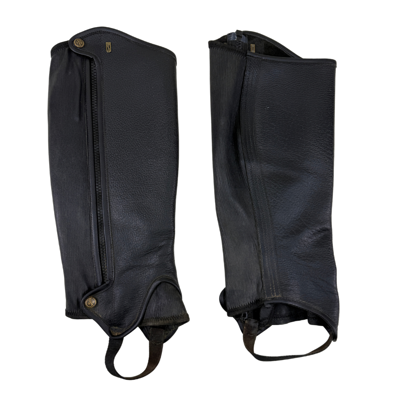 Tredstep Deluxe Half Chaps in Black - Tall/X-Wide