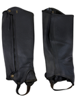 Tredstep Deluxe Half Chaps in Black - Tall/X-Wide