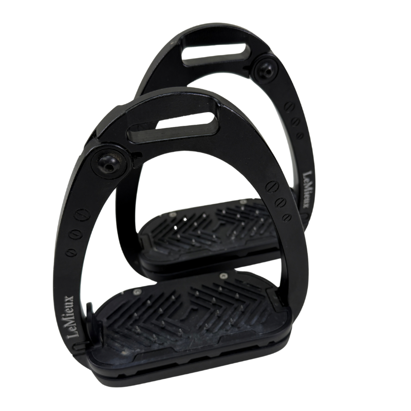 LeMieux 'Vector' Balance Stirrup Irons in Black