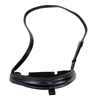 Crank Noseband w/ Flash in Black