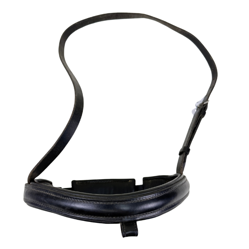 Crank Noseband w/ Flash in Black