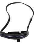 Crank Noseband w/ Flash in Black