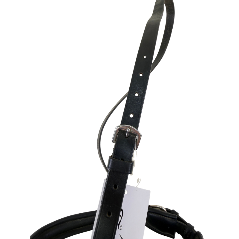 Crank Noseband w/ Flash in Black