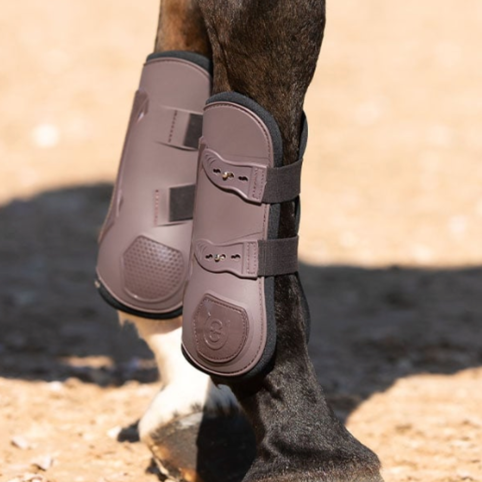 Equestrian Stockholm Anatomic Tendon Boot in Brown - Pony