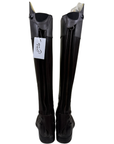 Tucci Time 'Everytime Galileo' Custom Tall Field Boots in Brown/Grey