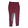 Kerrits Crossover Knee Patch Breech in Maroon
