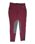 Kerrits Crossover Knee Patch Breech in Maroon
