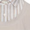 CALLIDAE The Practice Shirt in Sand/Ocean Stripe - Women's Medium