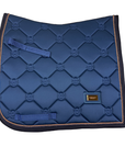 Equestrian Stockholm Dressage Saddle Pad in Monaco Blue