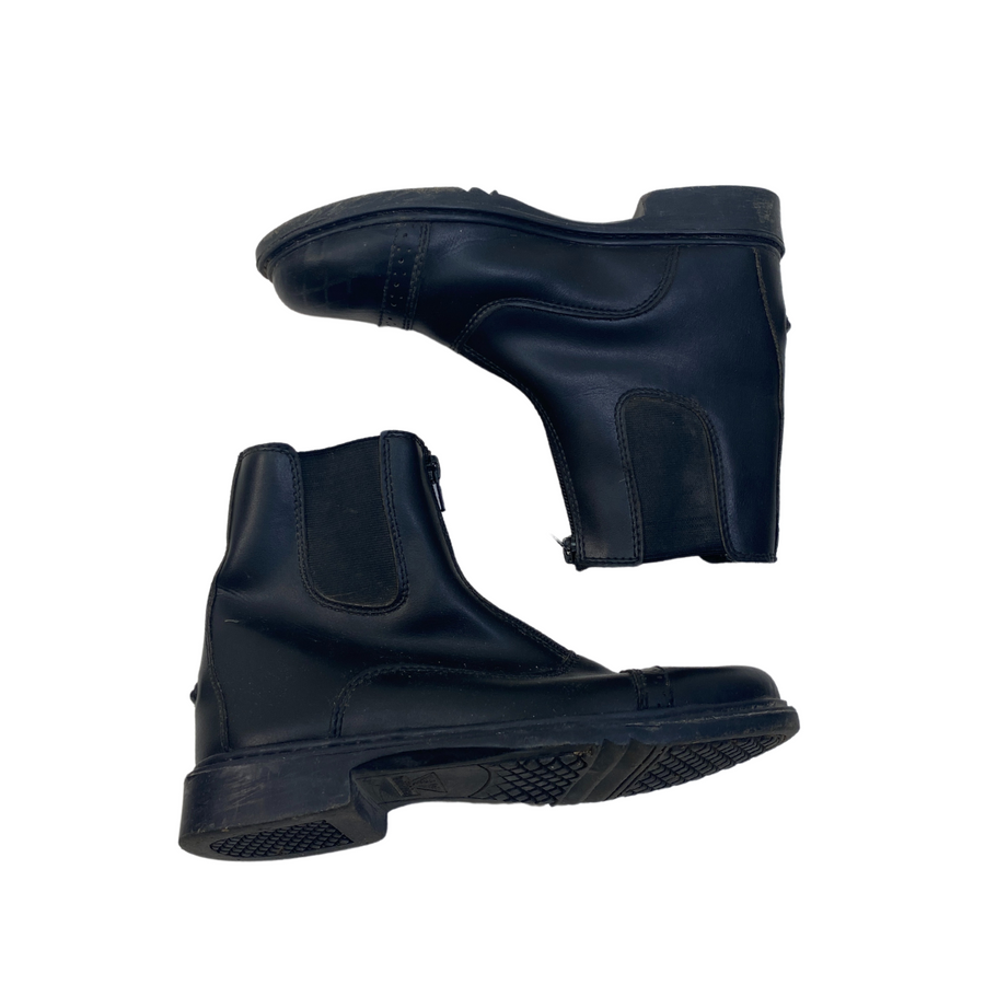 Tuff Rider Starter Zip Paddock Boots in Black