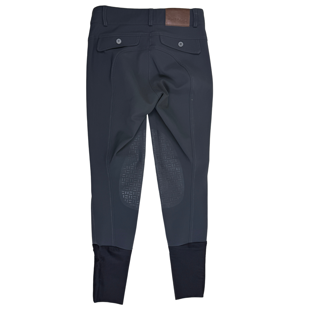 Iago 'Rosa' Knee Patch Breeches in Charcoal