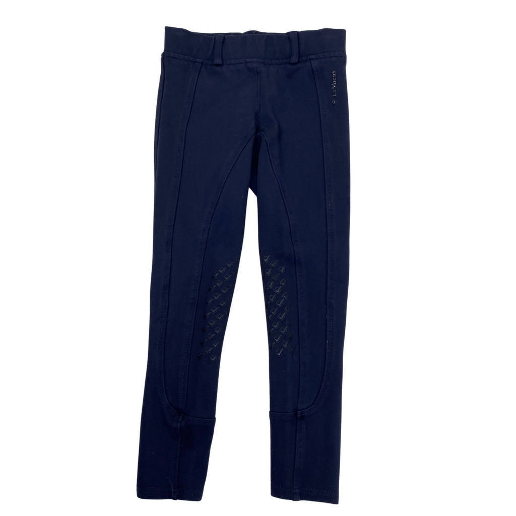 LeMieux Pull On Knee Grip Breeches in Navy