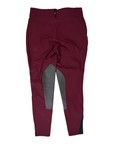 Kerrits Crossover Knee Patch Breech in Maroon