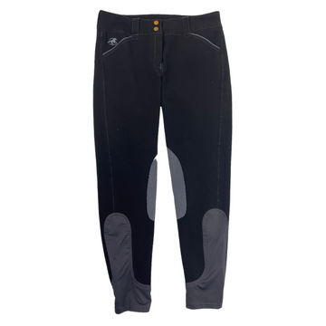 SmartPak 'Piper' Breeches in Black/Grey
