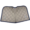 Equestrian Stockholm Dressage Saddle Pad in Monaco Blue - Full