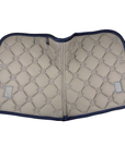 Equestrian Stockholm Dressage Saddle Pad in Monaco Blue - Full