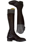Tucci Time 'Everytime Galileo' Custom Tall Field Boots in Brown/Grey