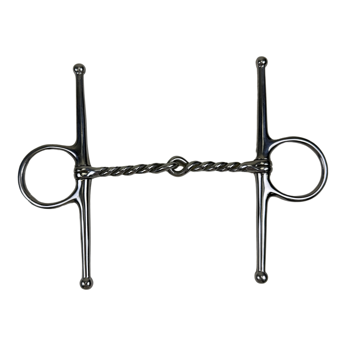 Twisted Wire Full Cheek Snaffle Bit