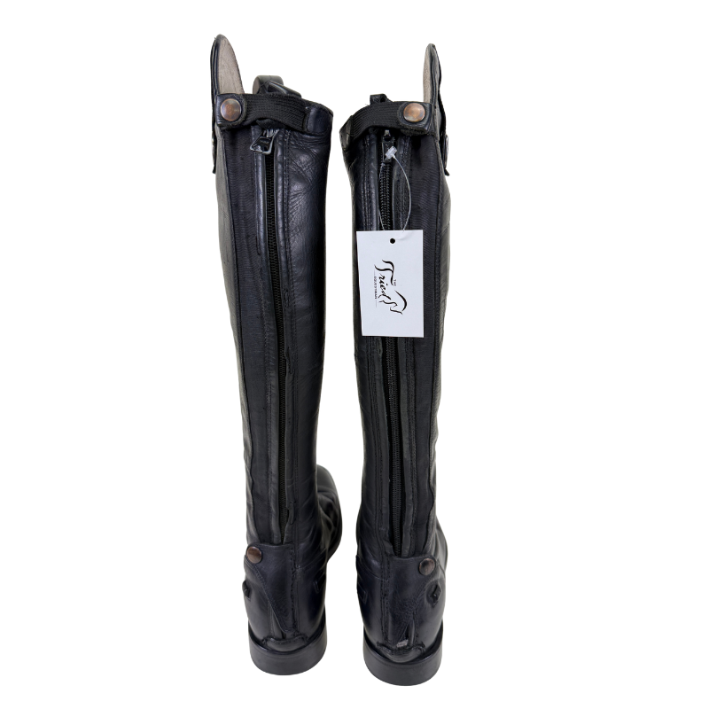 DeNiro Tricolore Amabile Smooth Dress Boots in Blac