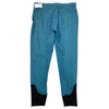 Back of Catago 'Inspire' Full Seat Breeches in Ocean Green