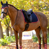 LeMieux Suede Dressage Pad in Navy/Cranberry