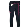 Front of Dover Saddlery Coolblast Tights in Black/Pink