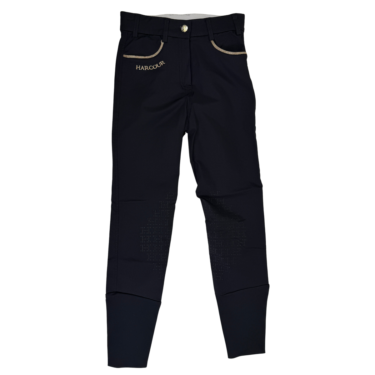 Harcour 'Jaltika' Gold Edition Breeches in Black/Gold