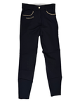 Harcour 'Jaltika' Gold Edition Breeches in Black/Gold