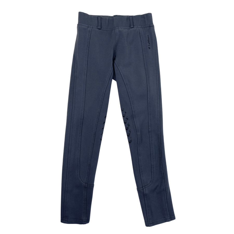 LeMieux Pull On Knee Grip Breeches in Grey
