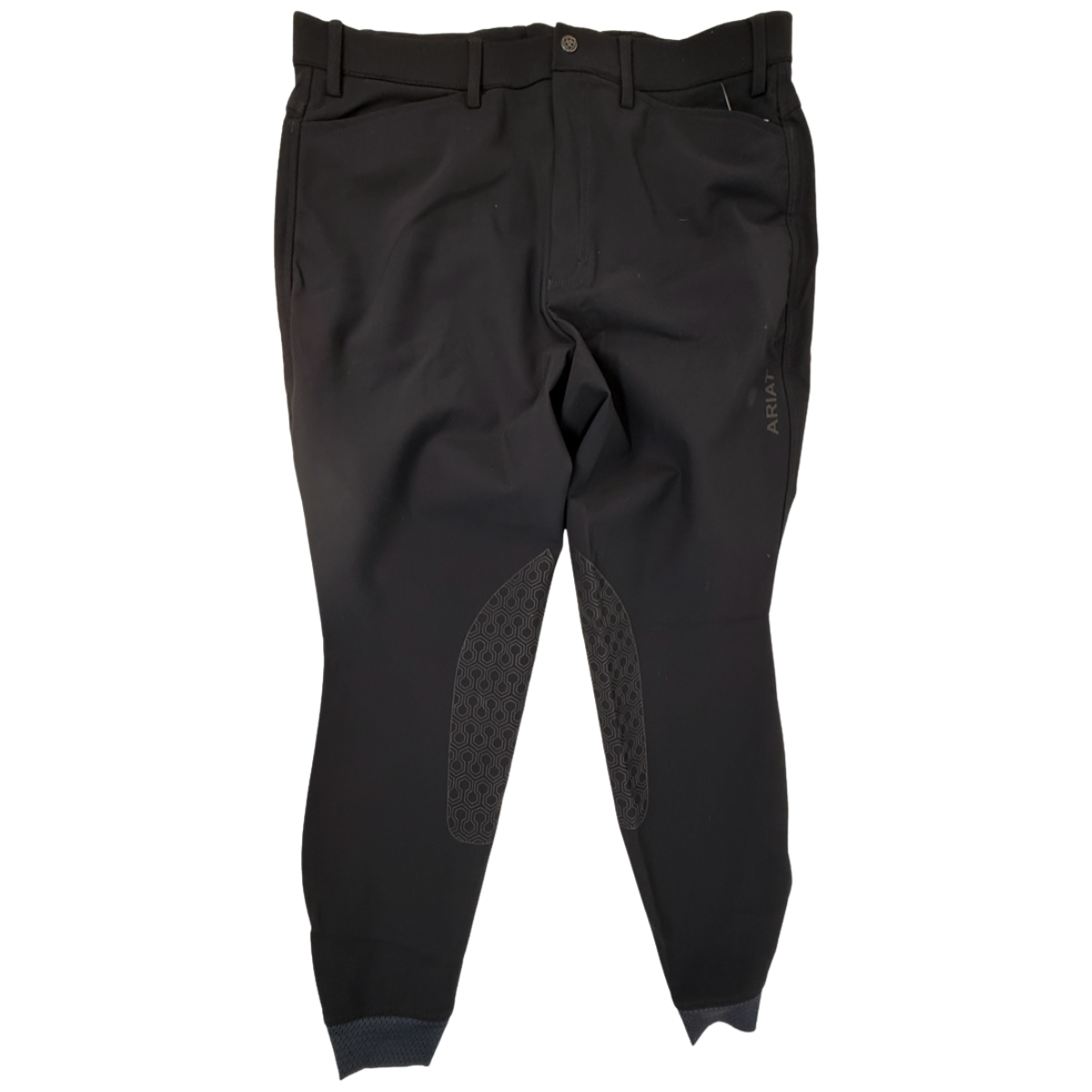 Ariat Men's 'Tri Factor' Grip Knee Patch Breech in Black