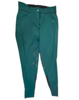 Horse Pilot 'X-Design' Knee Patch Breeches in Emerald