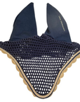 Schockemohle Fly Bonnet in Navy/Tan
