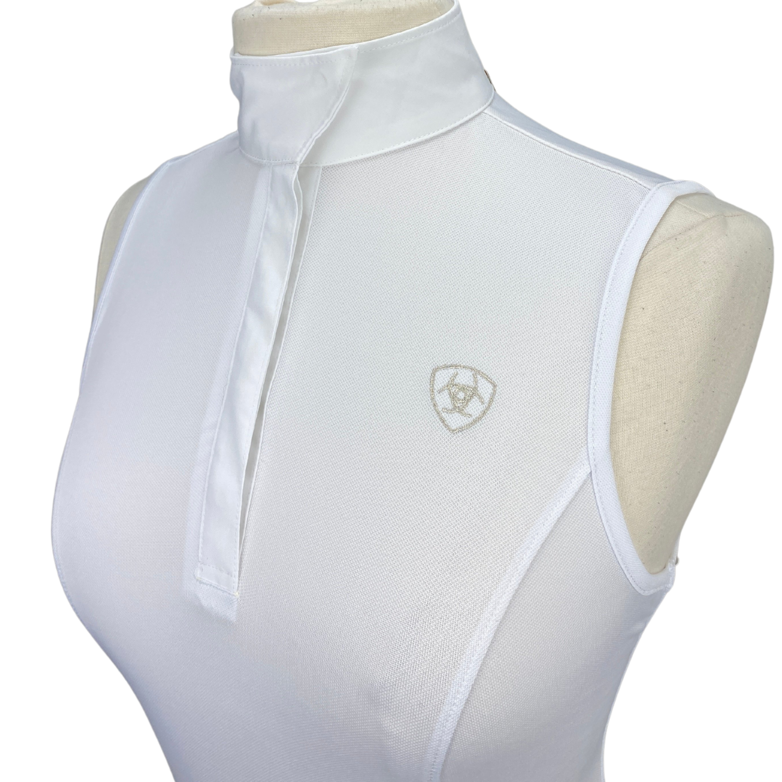 Ariat Aptos Sleeveless Show Shirt in White - Women's XS