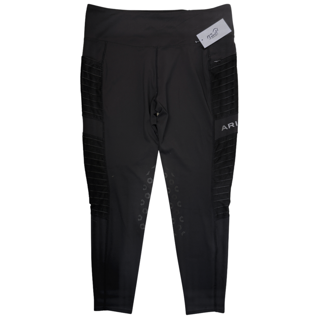 Ariat 'EOS Moto' Knee Grip Tights in Black
