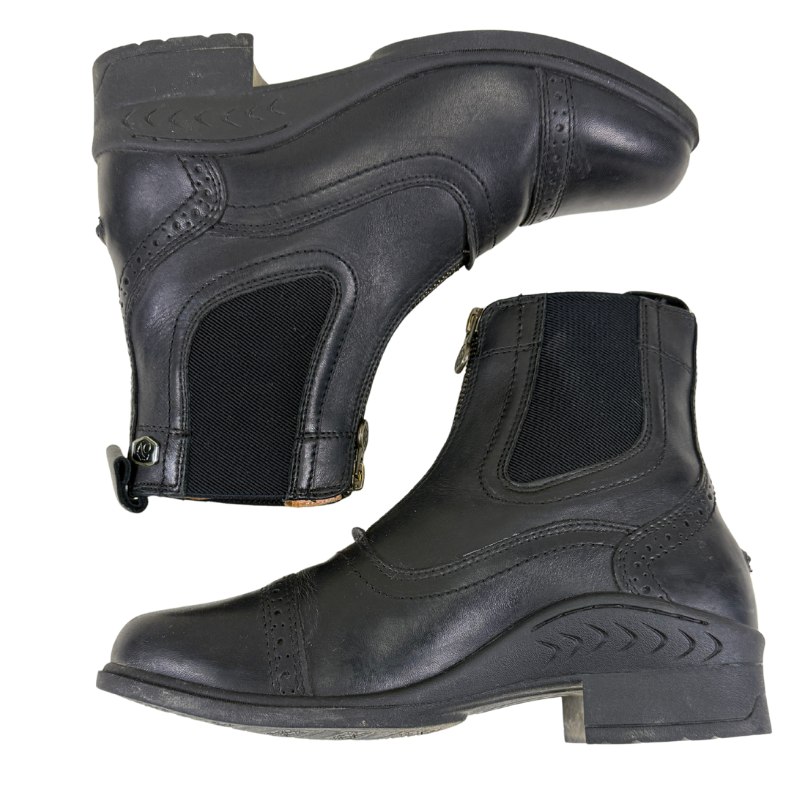 Ovation 'Tuscany' Zip Paddock Boots in Black