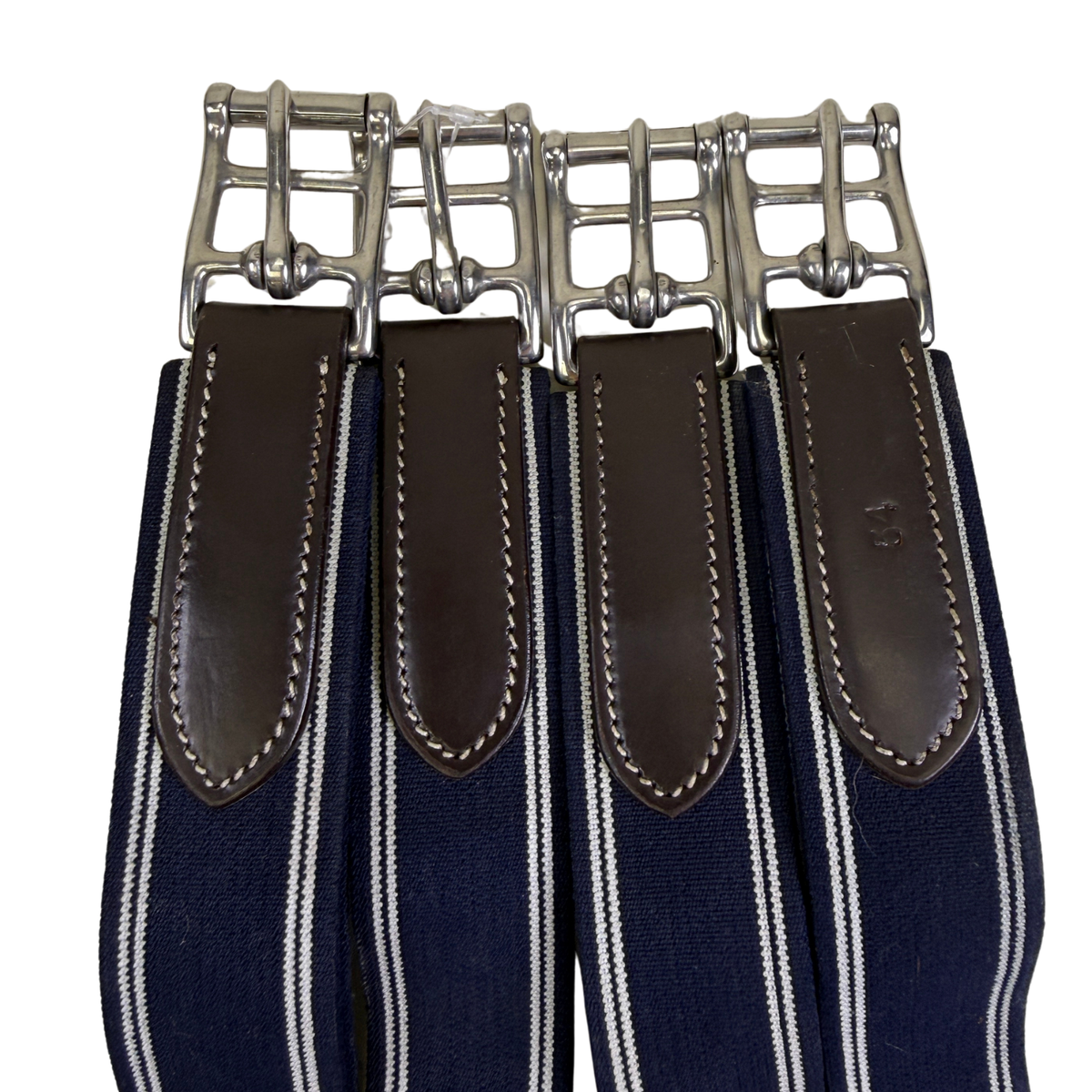 Dover Saddlery Padded Leather Girth in Brown