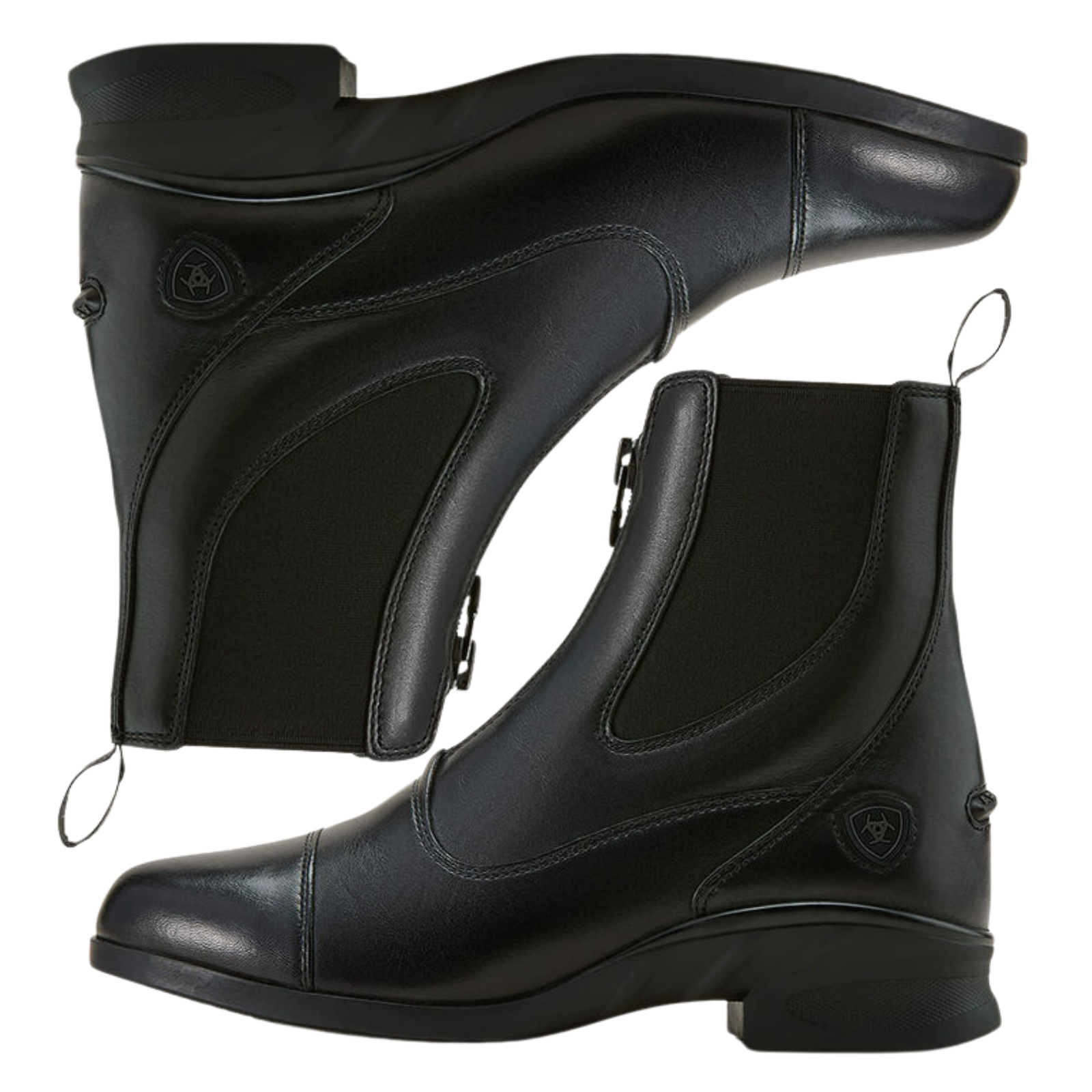 Ariat Heritage III H20 Paddock Boots in Black in Black