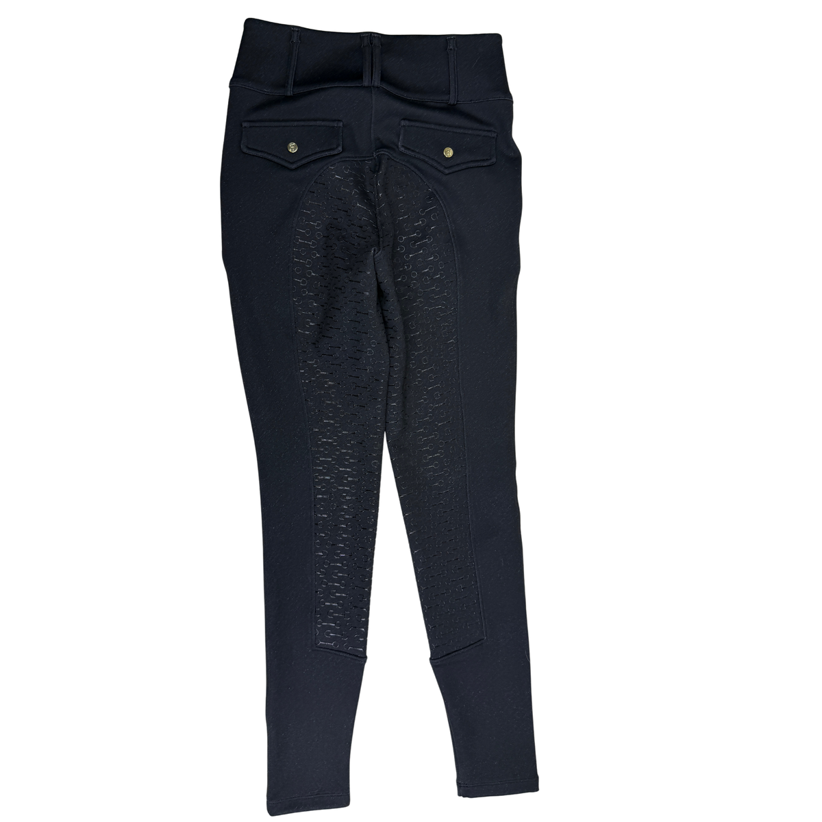 Novella Equestrian 'The Smooth Fit' Full Seat Breeches in Black Denim
