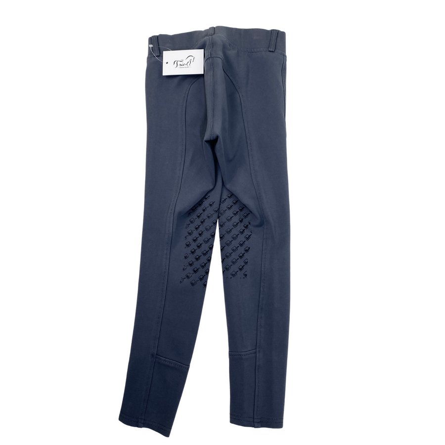 LeMieux Pull On Knee Grip Breeches in Grey