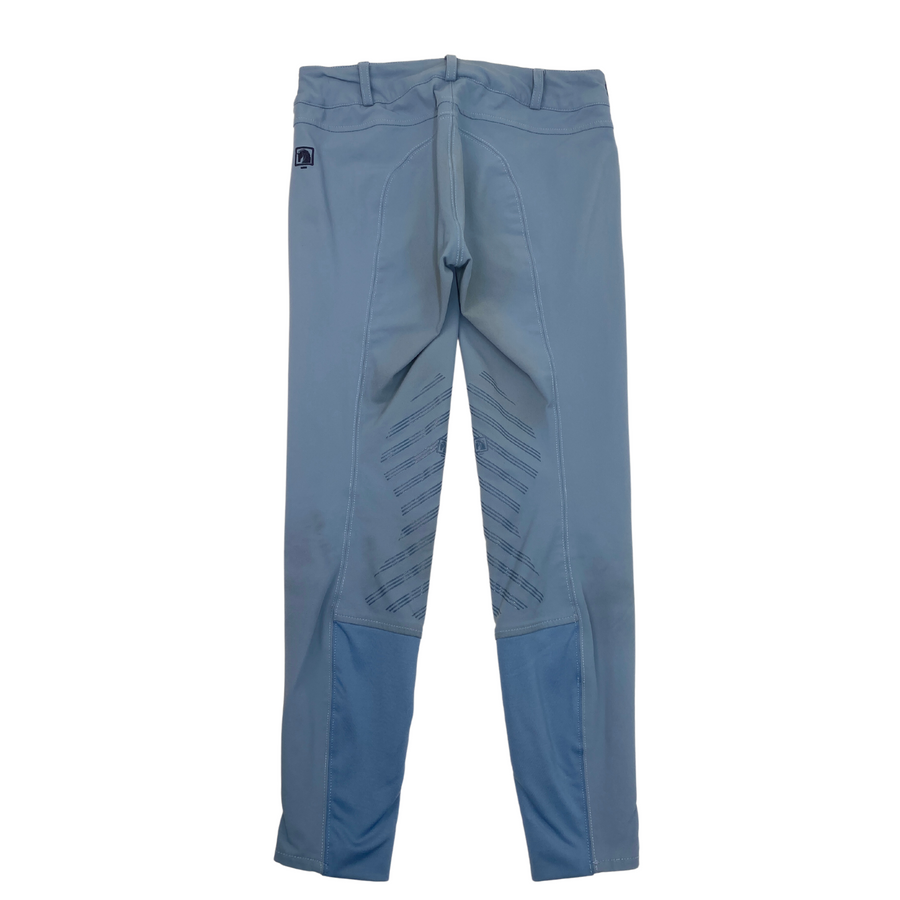 Back of Romfh 'Gabriella' Breeches in Ice Blue