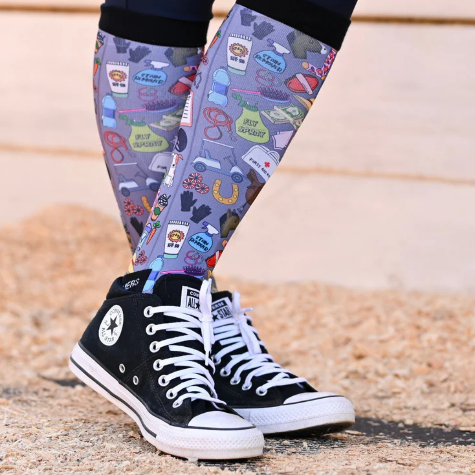 Dreamers & Schemers Boot Socks in Don't Forget! 