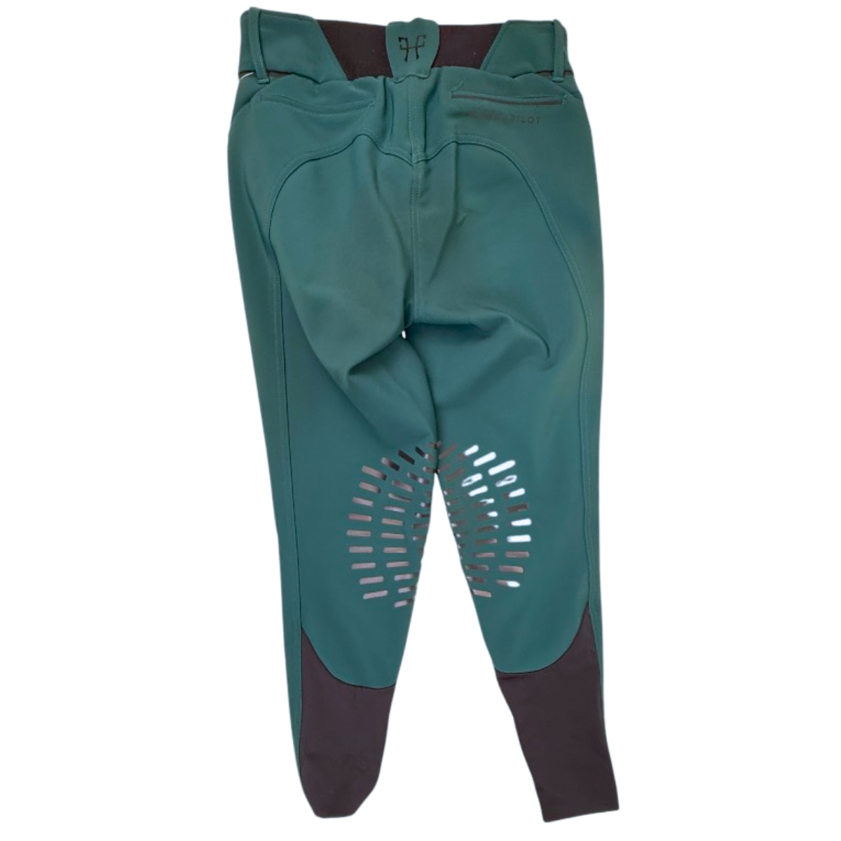 Horse Pilot 'X-Design' Knee Patch Breeches in Emerald